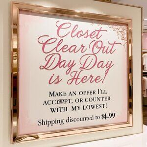 CLOSET CLEAR OUT!!! BEFORE THE ITEM YOU WANT IS GONE*******